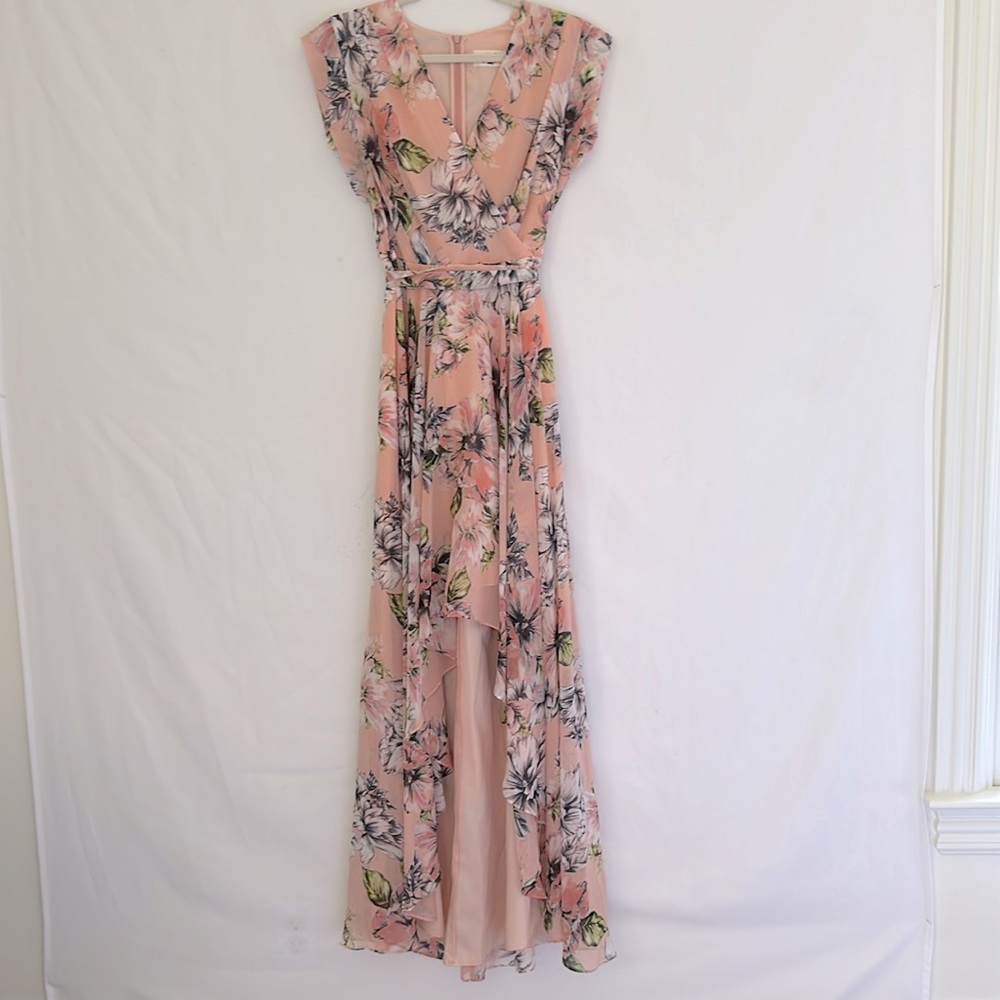 Eliza J Floral High-low dress